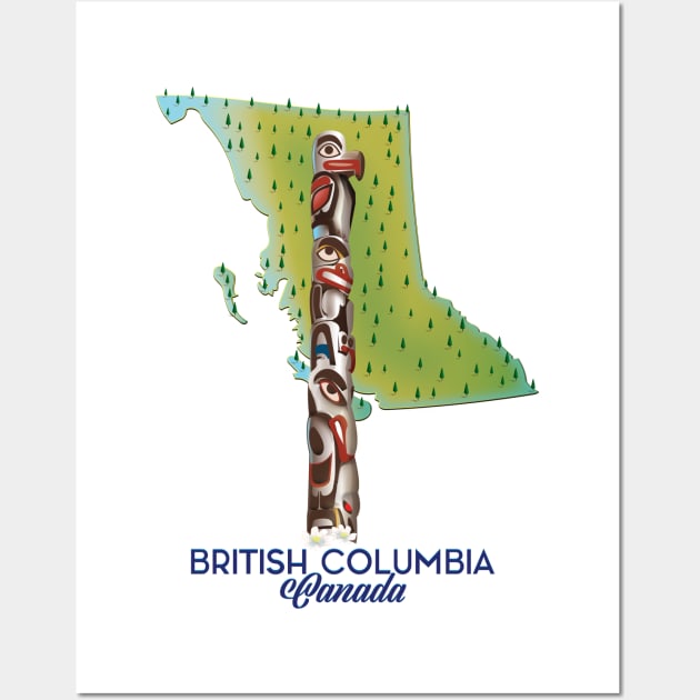 British Columbia Wall Art by nickemporium1